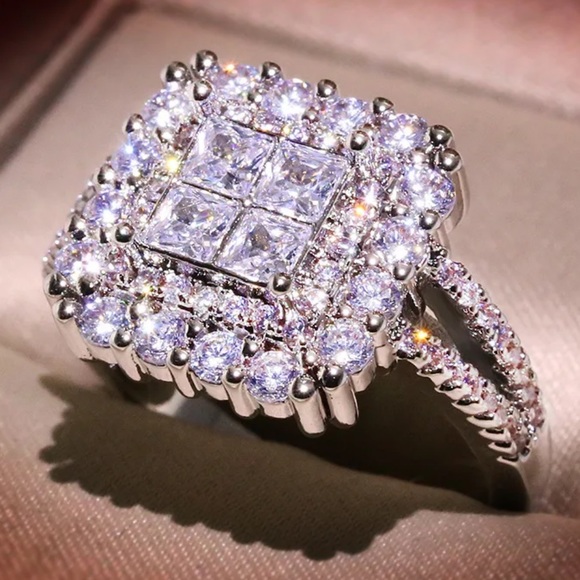 Sterling Silver Princess Ring - Picture 2 of 5